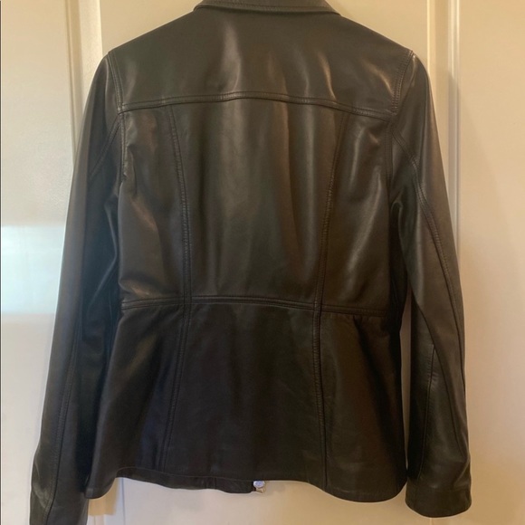 Acne Studios Black Leather Jacket 38 or US 6 - Picture 2 of 4